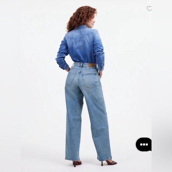 Madewell Light Blue Flare & Wide Leg Jeans - Picture 3 of 10